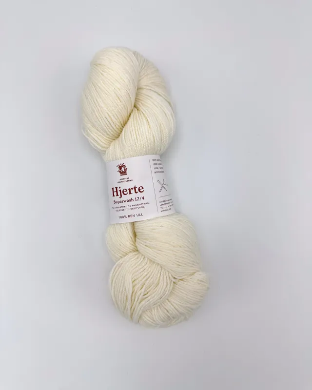 Hillesvåg Ullvarefabrikk - Hjerte superwash 12/4