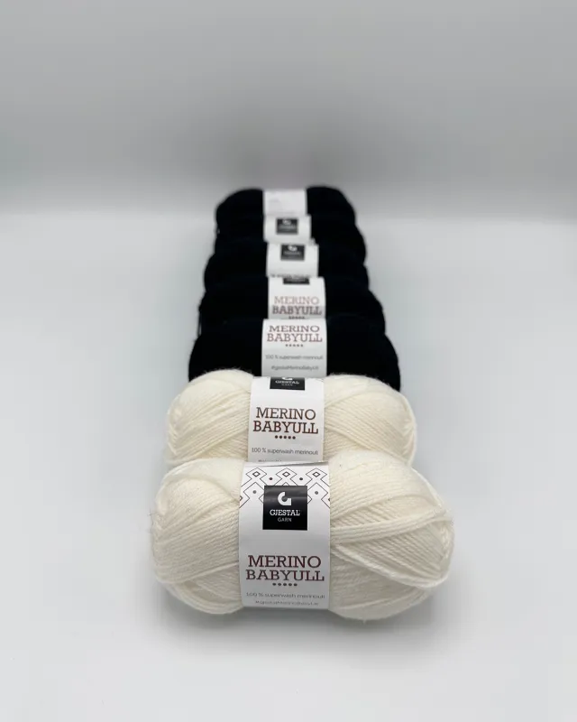 Gjestal garn - Merino Babyull